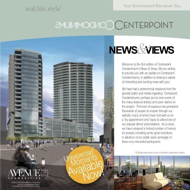 CenterPoint print ad designed by AD HAUS